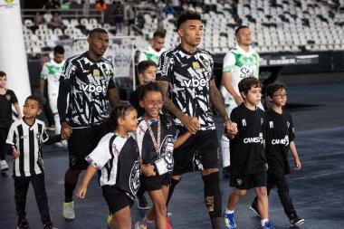 Rio de Janeiro (RJ), 05 / 04 / 2025 - BOTAFOGO X JUVENTUDE - Brezilya Şampiyonası Botafogo x Juventude ile Nilton Santos arasındaki maç.                     