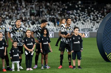 Rio de Janeiro (RJ), 05 / 04 / 2025 - BOTAFOGO X JUVENTUDE - Brezilya Şampiyonası Botafogo x Juventude ile Nilton Santos arasındaki maç.                     