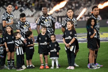 Rio de Janeiro (RJ), 05 / 04 / 2025 - BOTAFOGO X JUVENTUDE - Brezilya Şampiyonası Botafogo x Juventude ile Nilton Santos arasındaki maç.                     