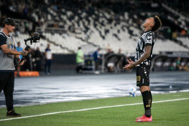 Rio de Janeiro (RJ), 05 / 04 / 2025 - BOTAFOGO X JUVENTUDE - Brezilya Şampiyonası Botafogo x Juventude ile Nilton Santos arasındaki maç.                     