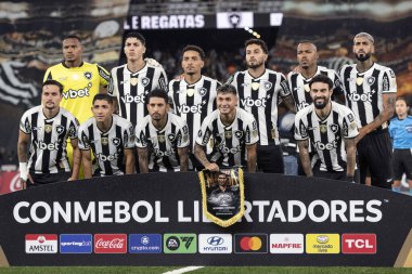 Rio de Janeiro, Rio de Janeiro, Brezilya - 08 Nisan 2025. Libertadores için Nilton Santos Stadyumu 'nda Botafogo x Carabobo (VEN).                        