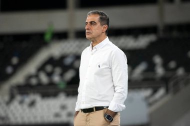 Rio de Janeiro, Rio de Janeiro, Brezilya - 08 Nisan 2025. Libertadores için Nilton Santos Stadyumu 'nda Botafogo x Carabobo (VEN).                        