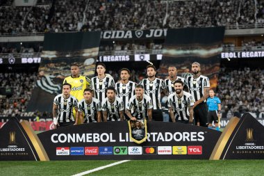Rio de Janeiro, Rio de Janeiro, Brezilya - 08 Nisan 2025. Libertadores için Nilton Santos Stadyumu 'nda Botafogo x Carabobo (VEN).                        