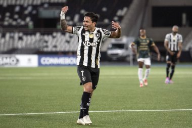 Rio de Janeiro, Rio de Janeiro, Brezilya - 08 Nisan 2025. Libertadores için Nilton Santos Stadyumu 'nda Botafogo x Carabobo (VEN).                        