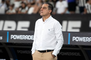 Rio de Janeiro, Rio de Janeiro, Brezilya - 08 Nisan 2025. Libertadores için Nilton Santos Stadyumu 'nda Botafogo x Carabobo (VEN).                        