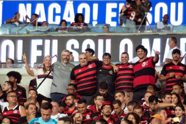 Rio de Janeiro (RJ), 09/04/2025 - FLAMENGO X CENTRAL CORDOBA (ARG). Libertadore 'lar için Maracan' daki Flamengo x Central Cordoba (ARG) maçı.       