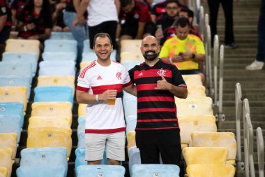 Rio de Janeiro (RJ), 09/04/2025 - FLAMENGO X CENTRAL CORDOBA (ARG). Libertadore 'lar için Maracan' daki Flamengo x Central Cordoba (ARG) maçı.       