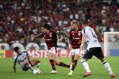 Rio de Janeiro (RJ), 09/04/2025 - FLAMENGO X CENTRAL CORDOBA (ARG). Libertadore 'lar için Maracan' daki Flamengo x Central Cordoba (ARG) maçı.       
