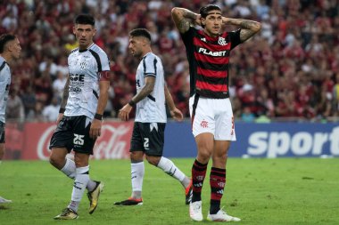 Rio de Janeiro (RJ), 09/04/2025 - FLAMENGO X CENTRAL CORDOBA (ARG). Libertadore 'lar için Maracan' daki Flamengo x Central Cordoba (ARG) maçı.       