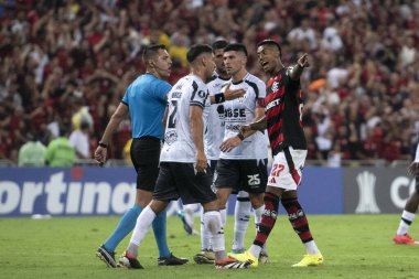 Rio de Janeiro (RJ), 09/04/2025 - FLAMENGO X CENTRAL CORDOBA (ARG). Libertadore 'lar için Maracan' daki Flamengo x Central Cordoba (ARG) maçı.       