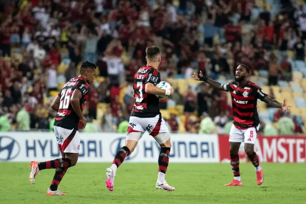 Rio de Janeiro (RJ), 09/04/2025 - FLAMENGO X CENTRAL CORDOBA (ARG). Libertadore 'lar için Maracan' daki Flamengo x Central Cordoba (ARG) maçı.       