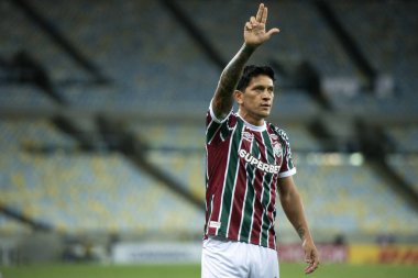 Rio de Janeiro, Rio de Janeiro, Brezilya - 10 Nisan 2025. Fluminense x GV San Jose (BOL) Maracana Stadyumu Sul-Americana için.               