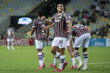 Rio de Janeiro, Rio de Janeiro, Brezilya - 10 Nisan 2025. Fluminense x GV San Jose (BOL) Maracana Stadyumu Sul-Americana için.               