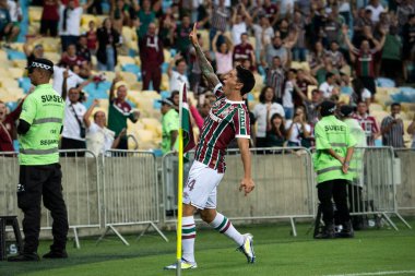 Rio de Janeiro, Rio de Janeiro, Brezilya - 10 Nisan 2025. Fluminense x GV San Jose (BOL) Maracana Stadyumu Sul-Americana için.               