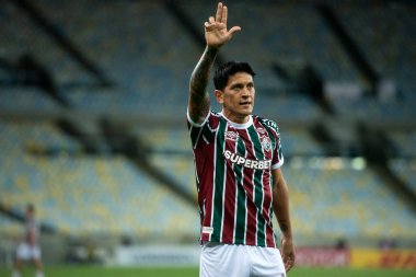 Rio de Janeiro, Rio de Janeiro, Brezilya - 10 Nisan 2025. Fluminense x GV San Jose (BOL) Maracana Stadyumu Sul-Americana için.               