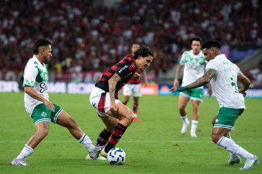 Rio de Janeiro, Rio de Janeiro, Brezilya - 16 Nisan 2025. Flamengo x Juventude Brezilya Şampiyonası için Maracana Stadyumu 'nda.                     