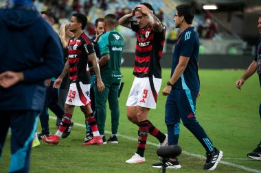 Rio de Janeiro, Rio de Janeiro, Brezilya - 16 Nisan 2025. Flamengo x Juventude Brezilya Şampiyonası için Maracana Stadyumu 'nda.                     