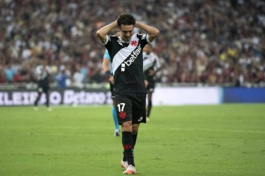 Rio de Janeiro, Rio de Janeiro, Brezilya - 19 Nisan 2025. Vasco x Flamengo Brezilya Şampiyonası için Maracana Stadyumunda.                        