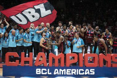 Rio de Janeiro, Rio de Janeiro, Brezilya - 19 Nisan 2025. Flamengo x Boca Juniors Maracanazinho Stadyumu 'nda..                     