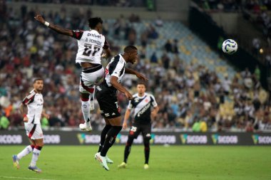 Rio de Janeiro, Rio de Janeiro, Brezilya - 19 Nisan 2025. Vasco x Flamengo Brezilya Şampiyonası için Maracana Stadyumunda.                        