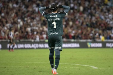 Rio de Janeiro, Rio de Janeiro, Brezilya - 19 Nisan 2025. Vasco x Flamengo Brezilya Şampiyonası için Maracana Stadyumunda.                        