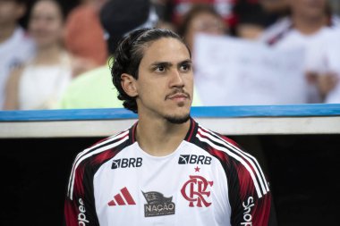 Rio de Janeiro, Rio de Janeiro, Brezilya - 19 Nisan 2025. Vasco x Flamengo Brezilya Şampiyonası için Maracana Stadyumunda.                        