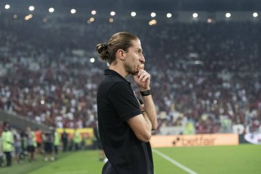 Rio de Janeiro, Rio de Janeiro, Brezilya - 19 Nisan 2025. Vasco x Flamengo Brezilya Şampiyonası için Maracana Stadyumunda.                        