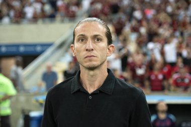 Rio de Janeiro, Rio de Janeiro, Brezilya - 19 Nisan 2025. Vasco x Flamengo Brezilya Şampiyonası için Maracana Stadyumunda.                        