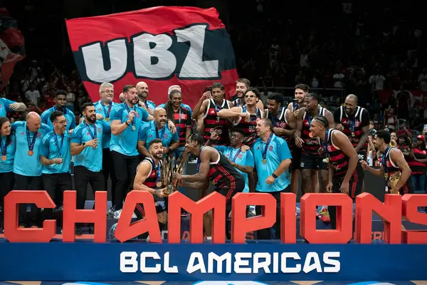 Rio de Janeiro, Rio de Janeiro, Brezilya - 19 Nisan 2025. Flamengo x Boca Juniors Maracanazinho Stadyumu 'nda..                     