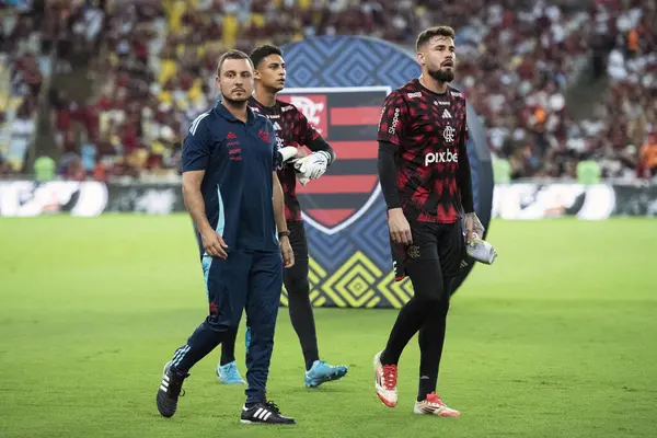 Rio de Janeiro, Rio de Janeiro, Brezilya - 19 Nisan 2025. Vasco x Flamengo Brezilya Şampiyonası için Maracana Stadyumunda.                        