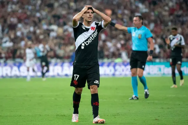 Rio de Janeiro, Rio de Janeiro, Brezilya - 19 Nisan 2025. Vasco x Flamengo Brezilya Şampiyonası için Maracana Stadyumunda.                        