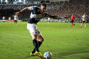 Rio de Janeiro, Rio de Janeiro, Brezilya - 22 Nisan 2025. Vasco x Lanus Sul-Americana için Sao Januario Stadyumunda.                     