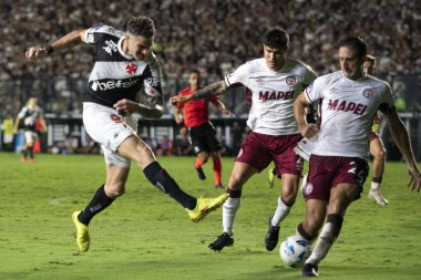 Rio de Janeiro, Rio de Janeiro, Brezilya - 22 Nisan 2025. Vasco x Lanus Sul-Americana için Sao Januario Stadyumunda.                     