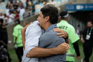 Rio de Janeiro, Rio de Janeiro, Brezilya - 29 Nisan 2025. Fluminense x Aparecidense Maracana Stadyumu.                      
