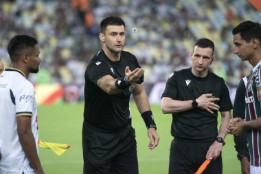 Rio de Janeiro, Rio de Janeiro, Brezilya - 29 Nisan 2025. Fluminense x Aparecidense Maracana Stadyumu.                      