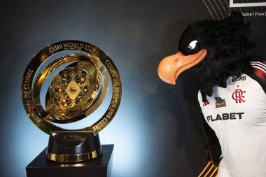 Rio de Janeiro (RJ), 05 / 05 / 2025 - CLUB World CUP TROPHY Tour - FIFA Dünya Kulüpler Kupası Kupası Kupası Flamengo Müzesi 'nde.       