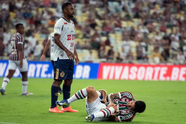 Rio de Janeiro, Rio de Janeiro, Brezilya - 29 Nisan 2025. Fluminense x Aparecidense Maracana Stadyumu.                      