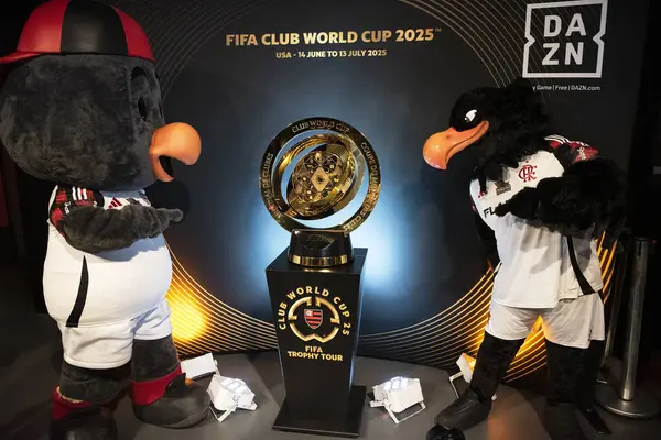 Rio de Janeiro (RJ), 05 / 05 / 2025 - CLUB World CUP TROPHY Tour - FIFA Dünya Kulüpler Kupası Kupası Kupası Flamengo Müzesi 'nde.       