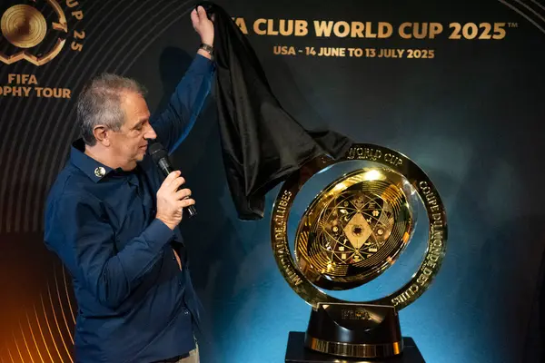 Rio de Janeiro (RJ), 05 / 05 / 2025 - CLUB World CUP TROPHY Tour - FIFA Dünya Kulüpler Kupası Kupası Kupası Flamengo Müzesi 'nde.       