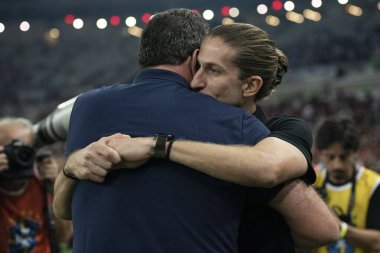 Rio de Janeiro (RJ), 10/05/2025 - FLAMENGO X BAHIA. Brezilya Şampiyonası için Maracana 'da Flamengo x Bahia maçı.                       