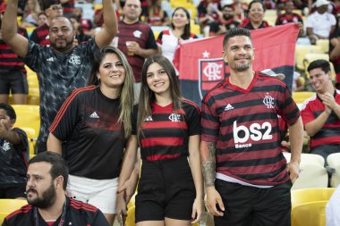Rio de Janeiro (RJ), 10/05/2025 - FLAMENGO X BAHIA. Brezilya Şampiyonası için Maracana 'da Flamengo x Bahia maçı.                       