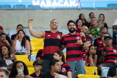 Rio de Janeiro (RJ), 10/05/2025 - FLAMENGO X BAHIA. Brezilya Şampiyonası için Maracana 'da Flamengo x Bahia maçı.                       