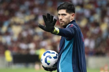 Rio de Janeiro (RJ), 10/05/2025 - FLAMENGO X BAHIA. Brezilya Şampiyonası için Maracana 'da Flamengo x Bahia maçı.                       