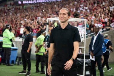 Rio de Janeiro (RJ), 10/05/2025 - FLAMENGO X BAHIA. Brezilya Şampiyonası için Maracana 'da Flamengo x Bahia maçı.                       