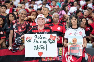 Rio de Janeiro (RJ), 10/05/2025 - FLAMENGO X BAHIA. Brezilya Şampiyonası için Maracana 'da Flamengo x Bahia maçı.                       