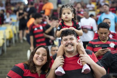 Rio de Janeiro (RJ), 10/05/2025 - FLAMENGO X BAHIA. Brezilya Şampiyonası için Maracana 'da Flamengo x Bahia maçı.                       