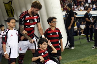 Rio de Janeiro (RJ), 18/05/2025 - FLAMENGO X BOTAFOGO. Maracana 'daki Brezilya Şampiyonası için Flamengo x Botafogo maçı.                           