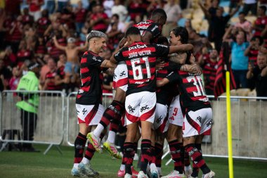 Rio de Janeiro (RJ), 18/05/2025 - FLAMENGO X BOTAFOGO. Maracana 'daki Brezilya Şampiyonası için Flamengo x Botafogo maçı.                           