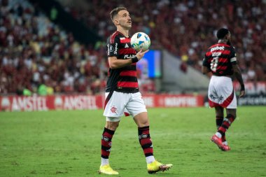Rio de Janeiro, Rio de Janeiro, Brezilya - 15 Mayıs 2025. Maracana Stadyumu 'nda Flamengo x LDU.                         