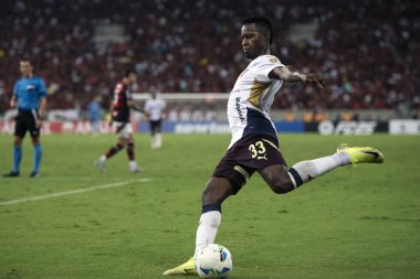 Rio de Janeiro, Rio de Janeiro, Brezilya - 15 Mayıs 2025. Maracana Stadyumu 'nda Flamengo x LDU.                         
